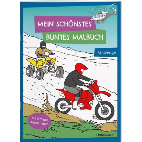 Mein schönstes buntes Malbuch. Fahrzeuge