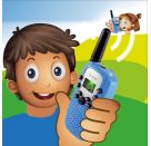 X4-TECH Walkie Talkie 2er Set blau