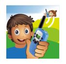 X4-TECH Walkie Talkie 2er Set blau