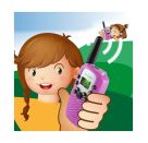 X4-TECH Walkie Talkie 2er Set pink