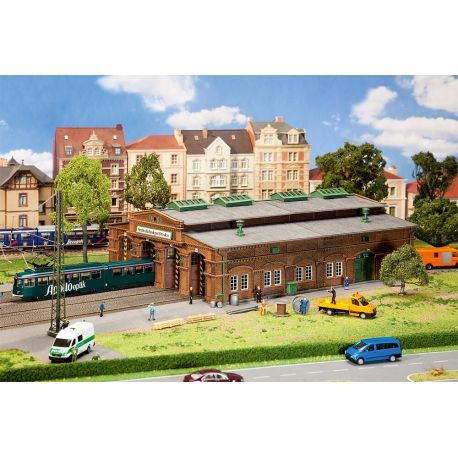 FALLER H0 Straßenbahndepot Dresden