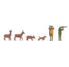 FALLER H0 Jäger und Rehe
