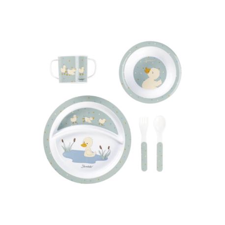 Sterntaler Geschirrset Edda, steingrün