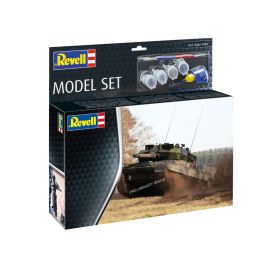 Model Set Leopard 2 A7V, Revell Modellbausatz mit Basiszubehör