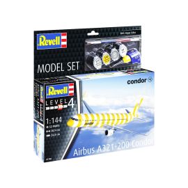 Modelset A321-200 Condor, Revell Modellbausatz mit Basiszubehör