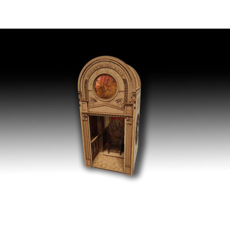 Tiny Adventures Iron Throne - House of the Dragon , Handgefertigte Miniaturwelten zum Zusammenbauen