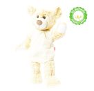 Puppen-Body mit Rüschen aus 100 % Bio-Baumwolle, ecru, Gr. 28-35 cm