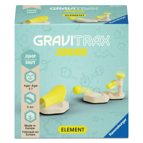 Ravensburger 23749 GraviTrax Junior Element Jump, Murmelbahn für Kinder ab 3 Jahren, Kugel schanzt über Bahn