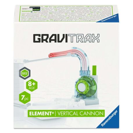 Ravensburger GraviTrax Element Vertical Cannon 27465 - GraviTrax Erweiterung für deine Kugelbahn - Murmelbahn und Kons