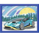 Ravensburger CreArt 23959 - Blauer Lamborghini - Malen nach Zahlen Auto für Kinder ab 9 Jahre