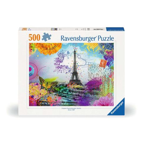 Ravensburger 12000772 Puzzle Postkarte aus Paris 500 Teile