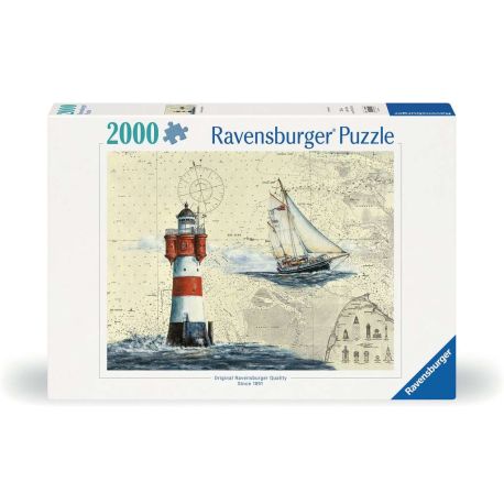 Ravensburger 12000804 Puzzle Romantischer Leuchtturm 2000 Teile