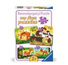 Ravensburger 12000854 Puzzle Kleine Tierfamilien 2/4/6/8 Teile