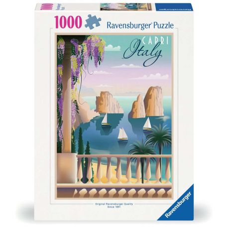 Ravensburger 12001209 Puzzle Postkarte aus Capri 1000 Teile