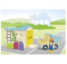 PLAYMOBIL 71686 LKW mit Sortiergarage