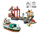 LEGO® City 60422 Hafen mit Frachtschiff