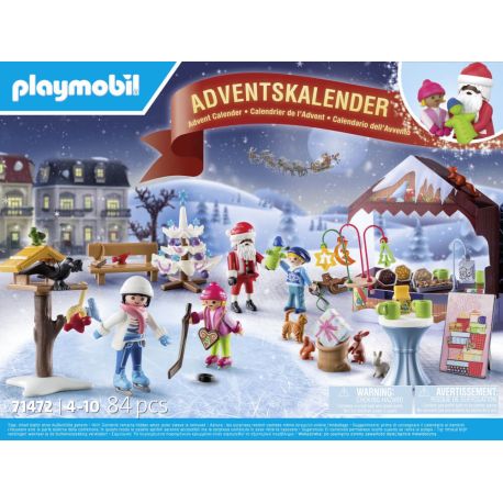 PLAYMOBIL 71472 Adventskalender: Ausflug auf den Weihnachtsmarkt
