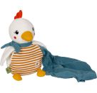 Kuscheltier mit Schnuffeltuch Huhn - Little Wonder