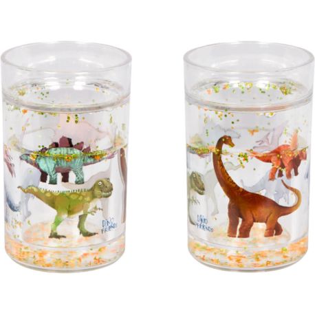 Glitzerbecher - Dino Friends