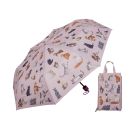 Taschenschirm   Duo Bag - I love cats (cats   dogs)