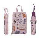 Taschenschirm   Duo Bag - I love cats (cats   dogs)