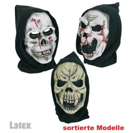 FRIES - Halbmaske mit Haube, sort. Modelle
