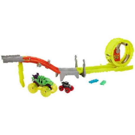 Hot Wheels Monster Trucks Power Verfolgungsjagd