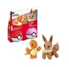 MEGA Pokémon 2er Pokéball Set - Evoli und Glumanda