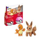 MEGA Pokémon 2er Pokéball Set - Evoli und Glumanda
