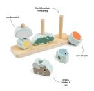 Stapelspielzeug Happy clouds Farbmix