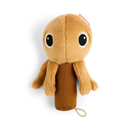 Sensorische Rassel mit Spiegel Jelly Senfgelb