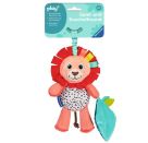 Ravensburger 4850 Play+ Rassel-Löwe, Kuscheltier mit Rassel, Clip zum Befestigen, Zahnungshilfe, Baby-Spielzeug ab 0 M