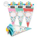 ABC CHAMPIONS Schultüten 14 cm faltbar, sortiert (1 Stück)