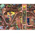 Erwachsenenpuzzle 500 Teile - Ludicrous Library