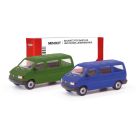 herpa - MiniKit VW T4 Bus, olivgrün/ultramarinblau