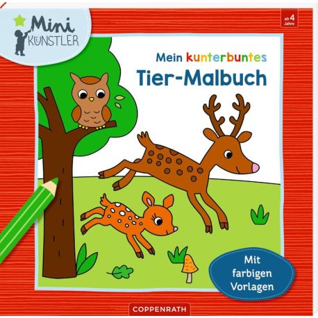 Mein kunterbuntes Tier-Malbuch (Mini-Künstler)