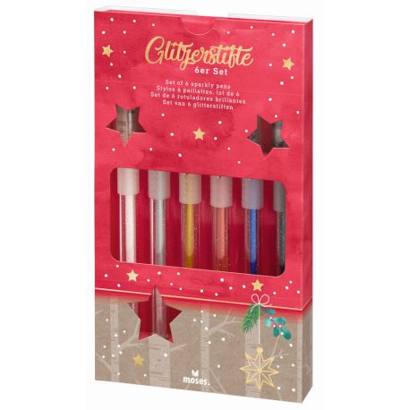 Glitzerstifte Winterwunder 6er Set