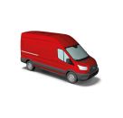 BUSCH Ford Transit Kasten, Rot