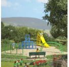 BUSCH H0 Action Set: Spielplatz