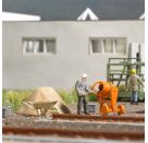 BUSCH H0 Action Set: Beton mischen
