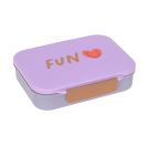 Bento-Lunchbox Little Gang Heart lilac