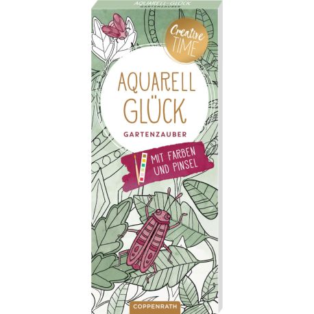 Aquarell-Glück Gartenzauber - Creative Time