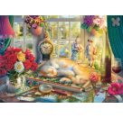 PU1000T.Puzzlezeit mit Katze