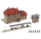 FALLER H0 Aktions-Set Bahnhof Passendorf