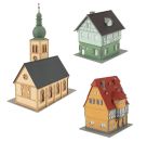 FALLER H0 Aktions-Set Dorfleben