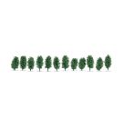 NOCH H0/TT/N Thuja-Hecke 3 cm hoch, 12 Stück