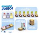 PLAYMOBIL 71691 Junior: Bio-Marktstand   Gabelstapler