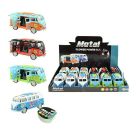TOITOYS METAL Bus FlowerPowerL-T, 4-fach sortiert
