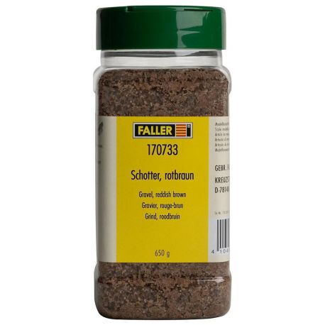 FALLER H0 Schotter, rotbraun, 650 g