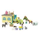 PLAYMOBIL 71656 1.2.3: Bauernhof-Abenteuer mit Traktor, Anhänger und tierischen Freunden